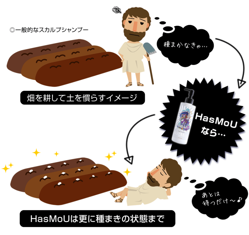 お得な定期コースでのご購入 | スカルプシャンプー【HasMoU